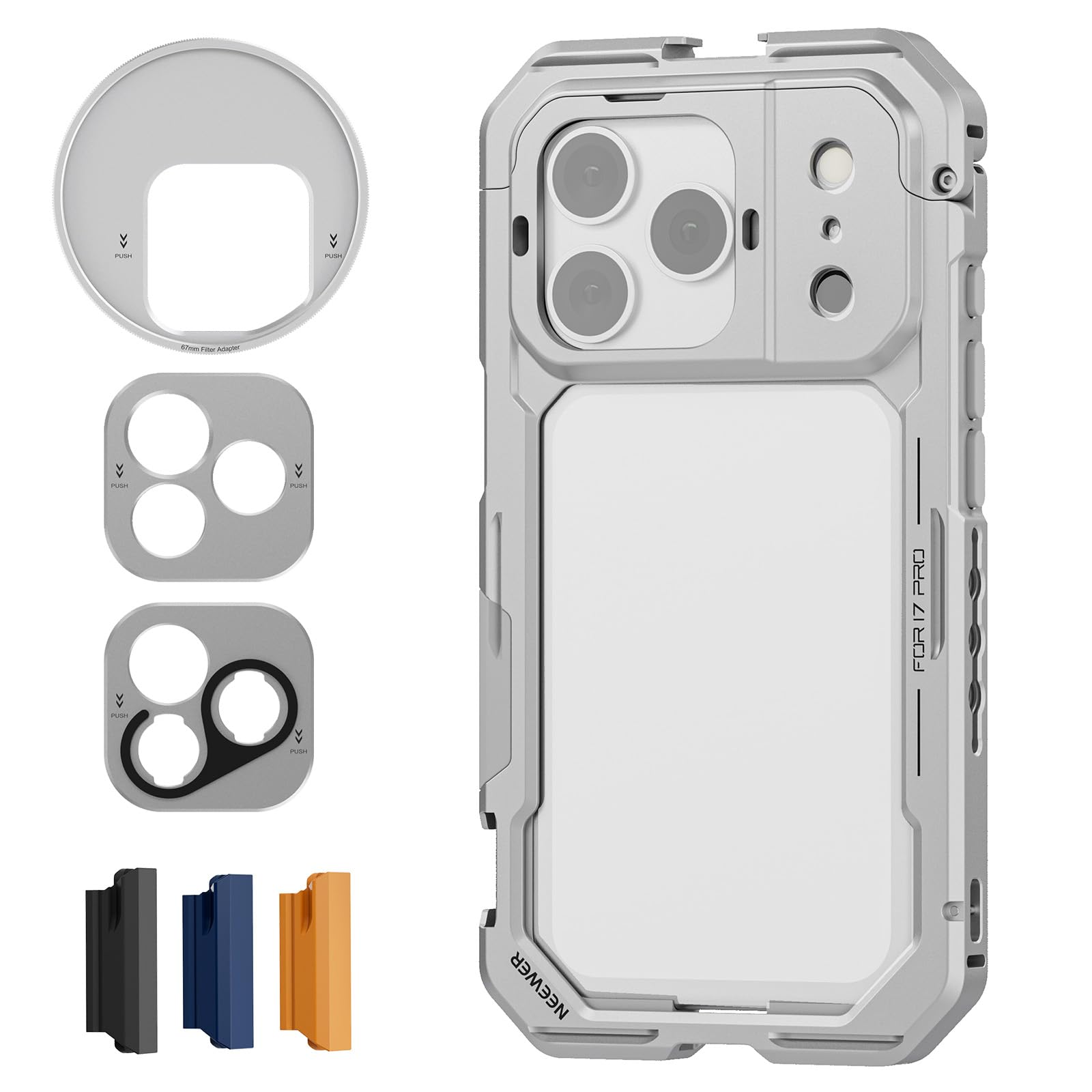 Amazon.co.jp: NEEWER スマホケージ iPhone 17 Pro対応 クイック