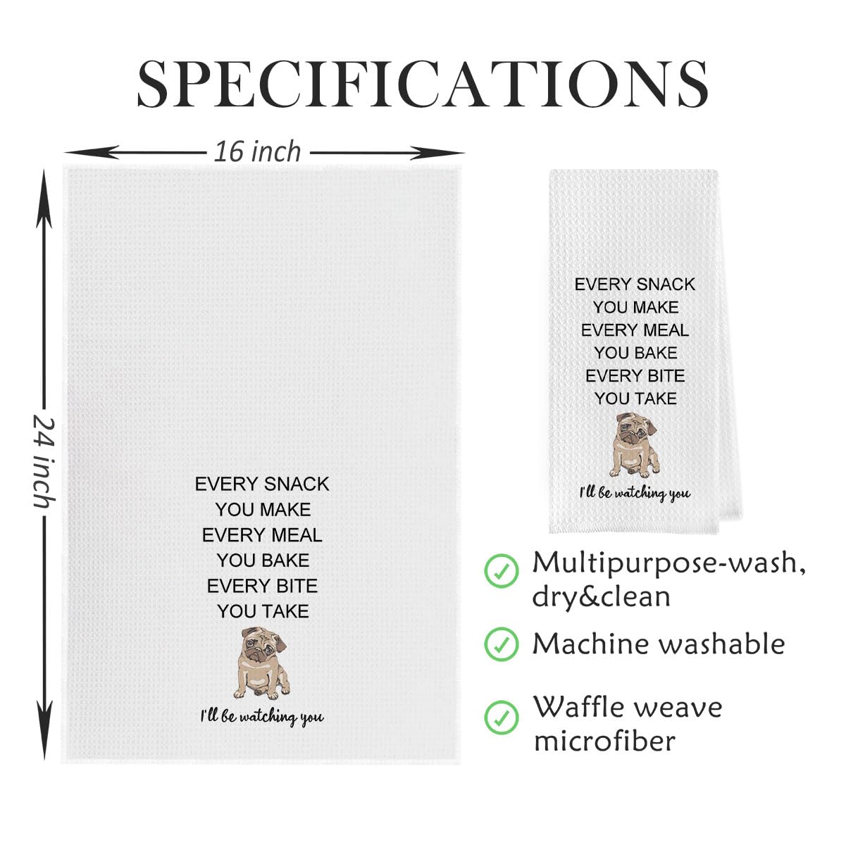 YH116-4TOWEL - Toalla de cocina