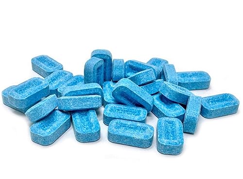 Miniatura 6 de SweetGourmet Paquete económico de tabletas de caramelo de frambuesa azul agrio sin envolver  1 libra