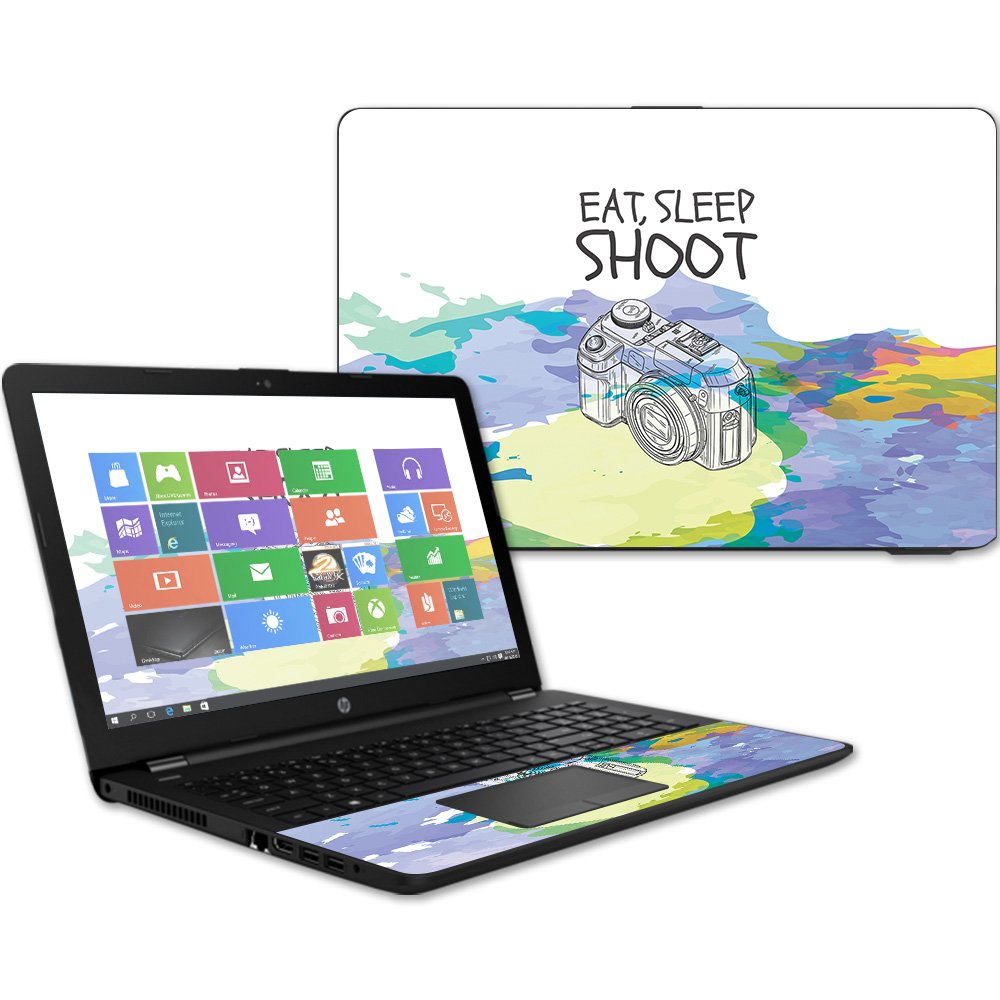 MightySkins Vinyl Decal Skin For HP 15t Laptop (2017) - Cyber Bot Design | Protective Laptop Wrap - View #10