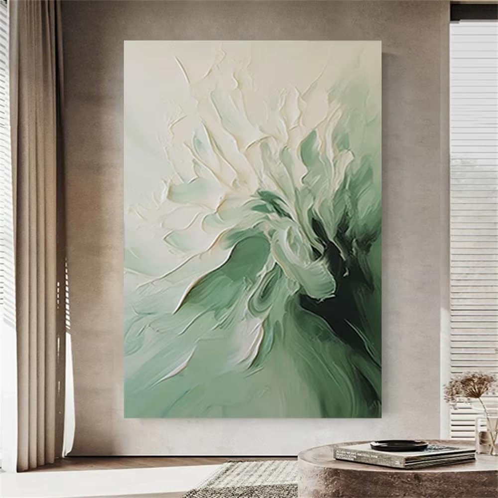 DFZEWKI Abstract on Canvas Ins Flower Wall Art Picture Big Mural for Home Living Room Decor Image(80x120cm(31x47in)/No frame)