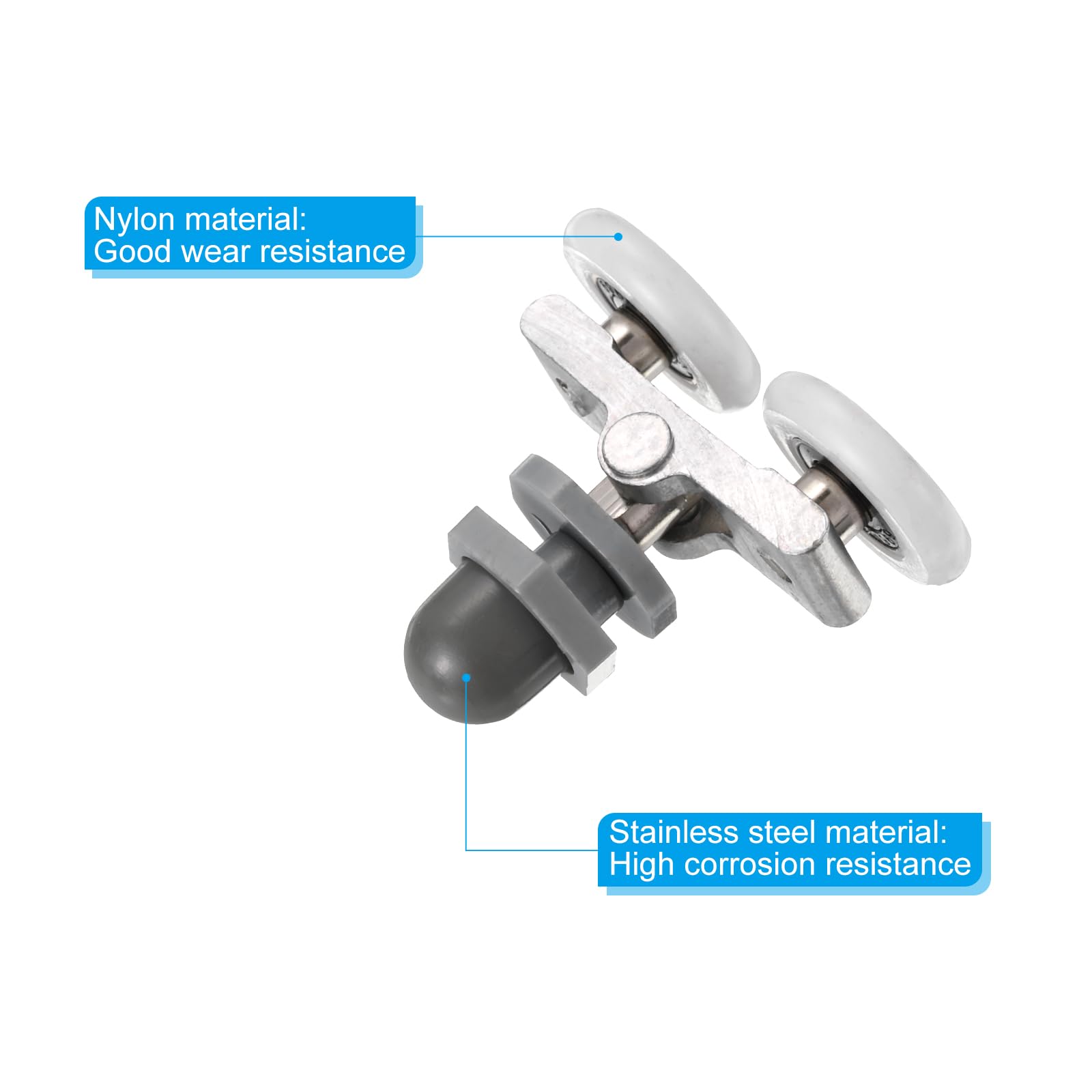 PATIKIL Shower Door Rollers 25mm/1" - Image 4