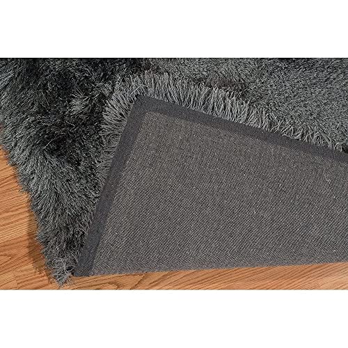 Image of A R Creations Anti Slip Fluffy Fur Plain Area Rug Made with Polyester and Microfiber for Home Office Kitchen Living Room Bedroom and DiningHall (6x9 Feet, Yellow