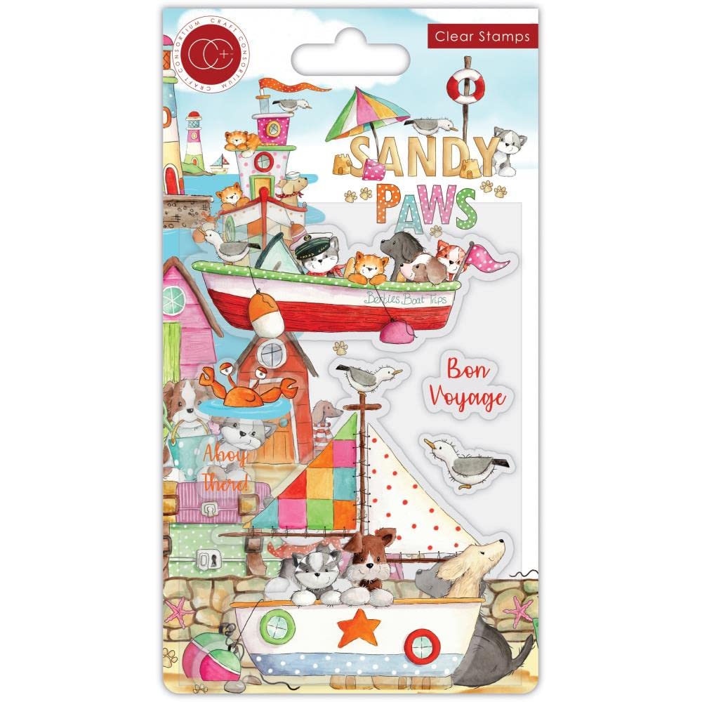 Sandy Paws Ice Cream Clear Stamps (CCSTMP065) - B.V
