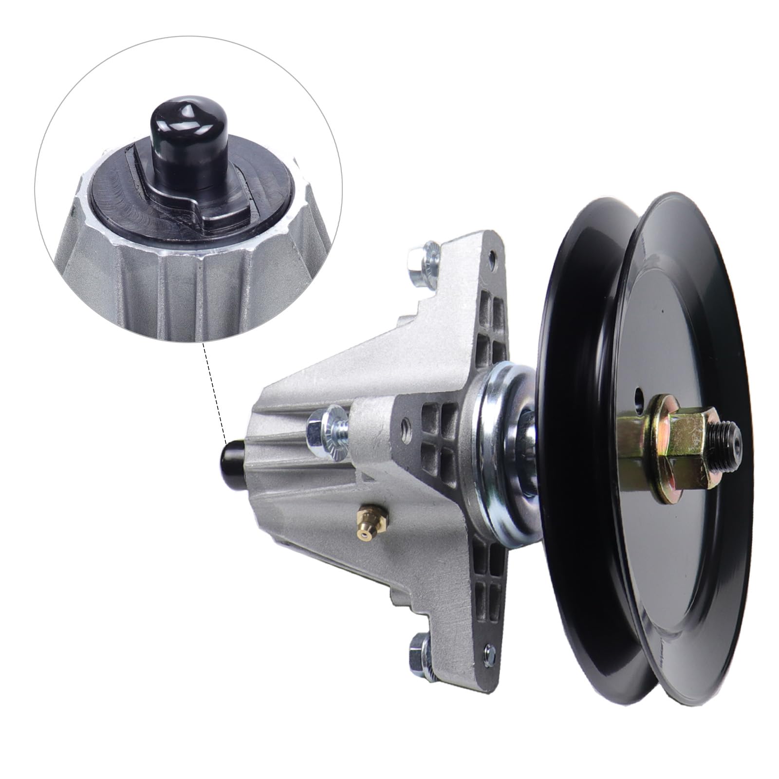 MOCW 618-09260 618P09260 - Conjunto de husillo para Cub Cadet ZT1-42, ZT1-42 Fab, ZTS1-42 Fab, MTD Craftsman Z5200 Troy Bilt Mustang Z42 cubiertas de 42 pulgadas