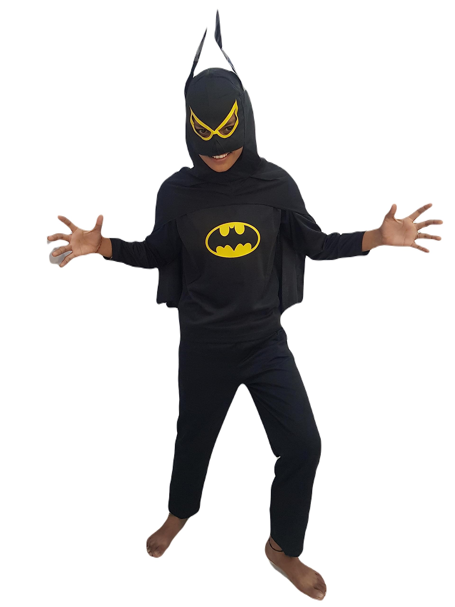 BookMyCostume Black Bat Superhero Kids Fancy Dress Costume - Premium 8-10 years (B07DW44LXG) Amazon Price History, Amazon Price Tracker