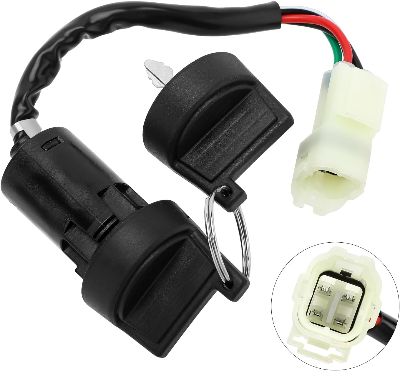 M MATI Ignition Key Switch for Kawasaki KFX50 KFX90 2007-2023 27005-Y002 27005-Y001