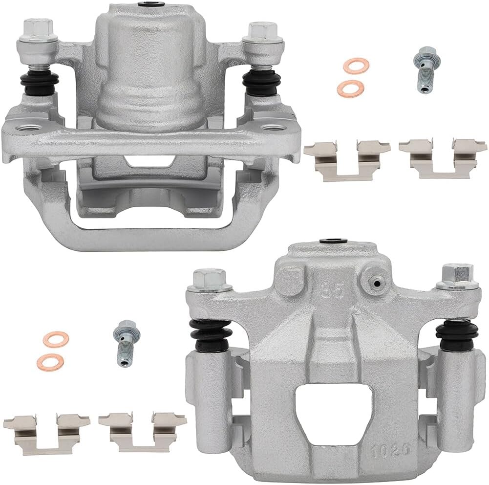 INEEDUP Rear Left & Right Disc Brake Caliper Assembly With Bracket 19B2780 19B2781 For Nissan Altima 2002-2006 201-2018,For Nissan Maxima 2003-2007 2019