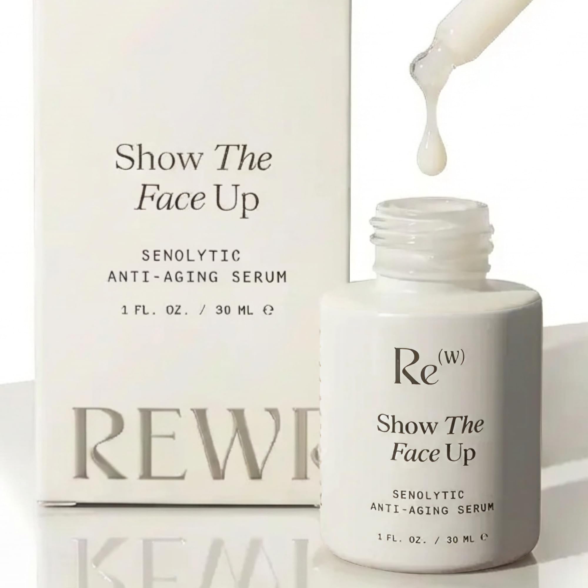 Amazon.com: Rewritten Show The Face Up® Senolytic Anti Aging Serum