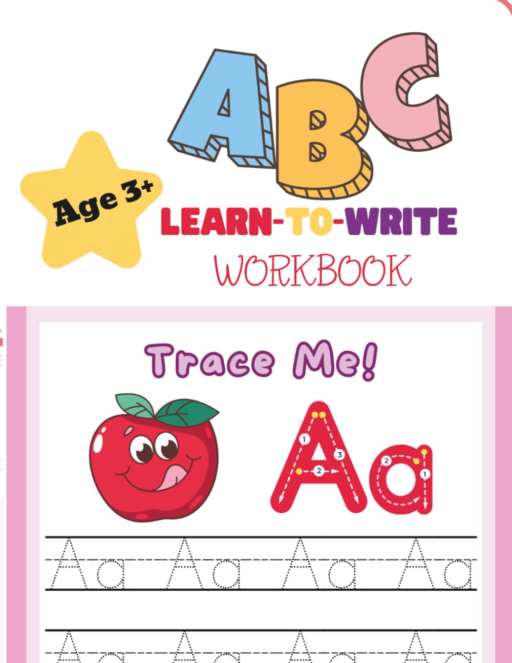 ABC Tracing and Activity Book: Practice for Kids with Pencil Control, Line Tracing, Letters, Maze!