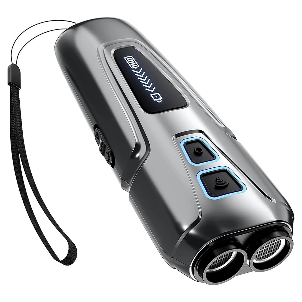 Qbkohphifm New Ultrasonic Dog Repeller Rechargeable Portable Multifunctional Anti-Noise And Anti-Barking Pet Trainer