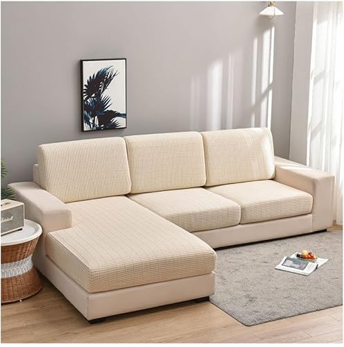 Vista 14 de Funda universal para sofá 2023, fundas para sofá modular de alta elasticidad, fundas de sofá antideslizantes en forma de L, protector de sofá