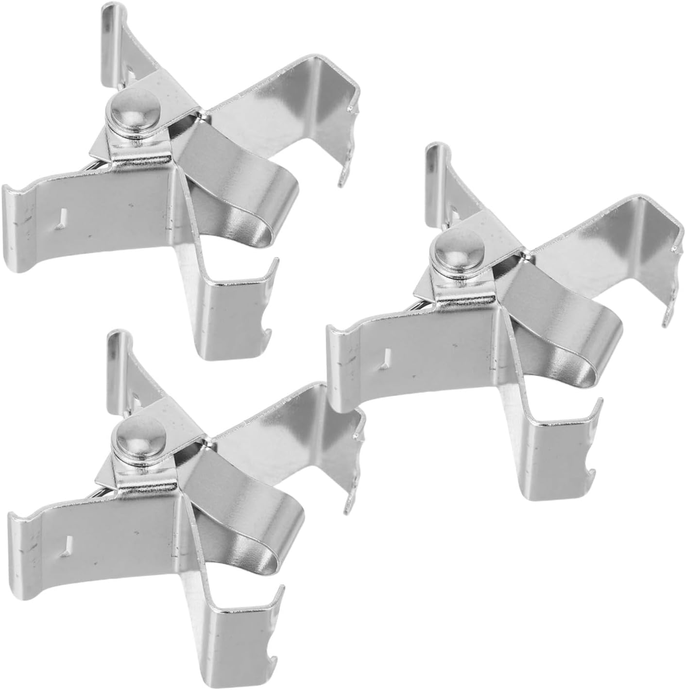 Beatifufu 3pcs Metal Oil Painting Separating Clips for Artists and Art Students, Stainless Steel Wet Canvas Frame Clamps, to 6.8cm Opening for 2cm Thick Canvas Boards, Painting