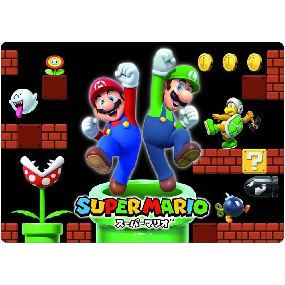 スーパーマリオ Sサイズ グレー セットアップ 楽天市場】セットアップ（関連作品スーパーマリオブラザーズ・柄