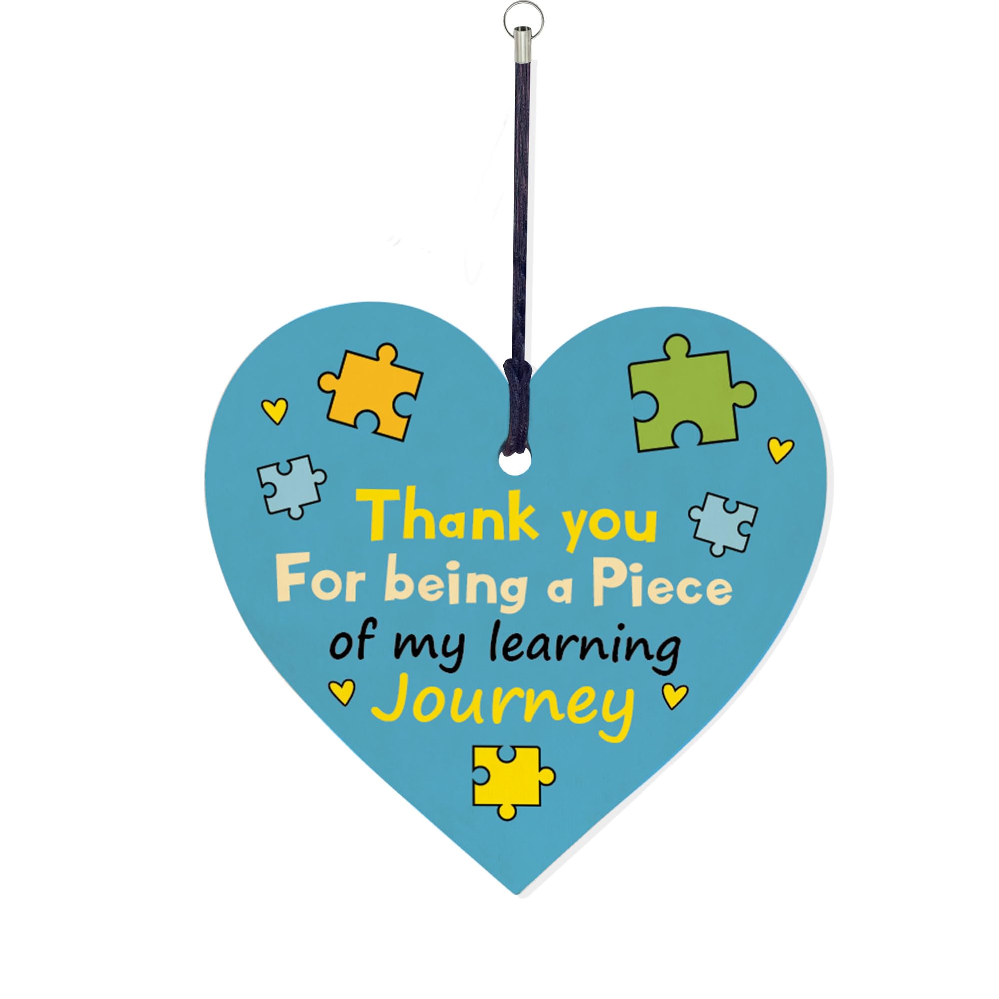 RED OCEAN THANK YOU GIFT For Teacher Teaching Assistant Nursery Teacher Wooden Keyring Leaving Nursery Pre School Gift For Him Her Keepsake