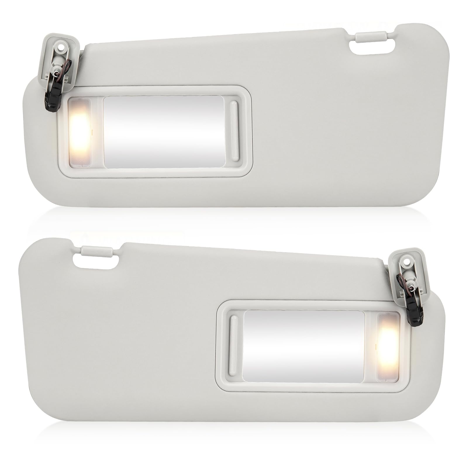 Amazon.com: Left Driver & Right Passenger Side Sun Visor for Mazda