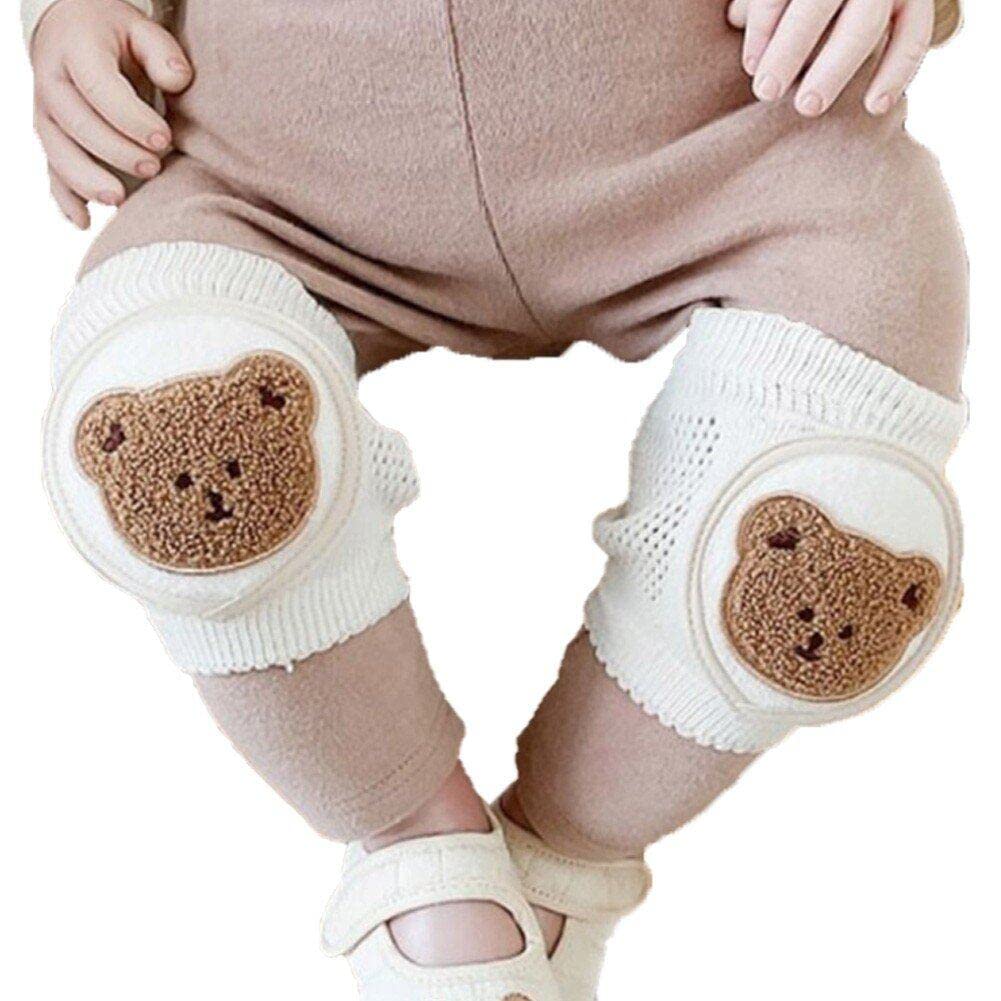 Danlai Unisex Infant Style1 Baby Knee Pads Breathable Elastic Leg Warmers Baby Toddler Crawling Knee Elbow Pads Crawling Safety Protector Infants Kids