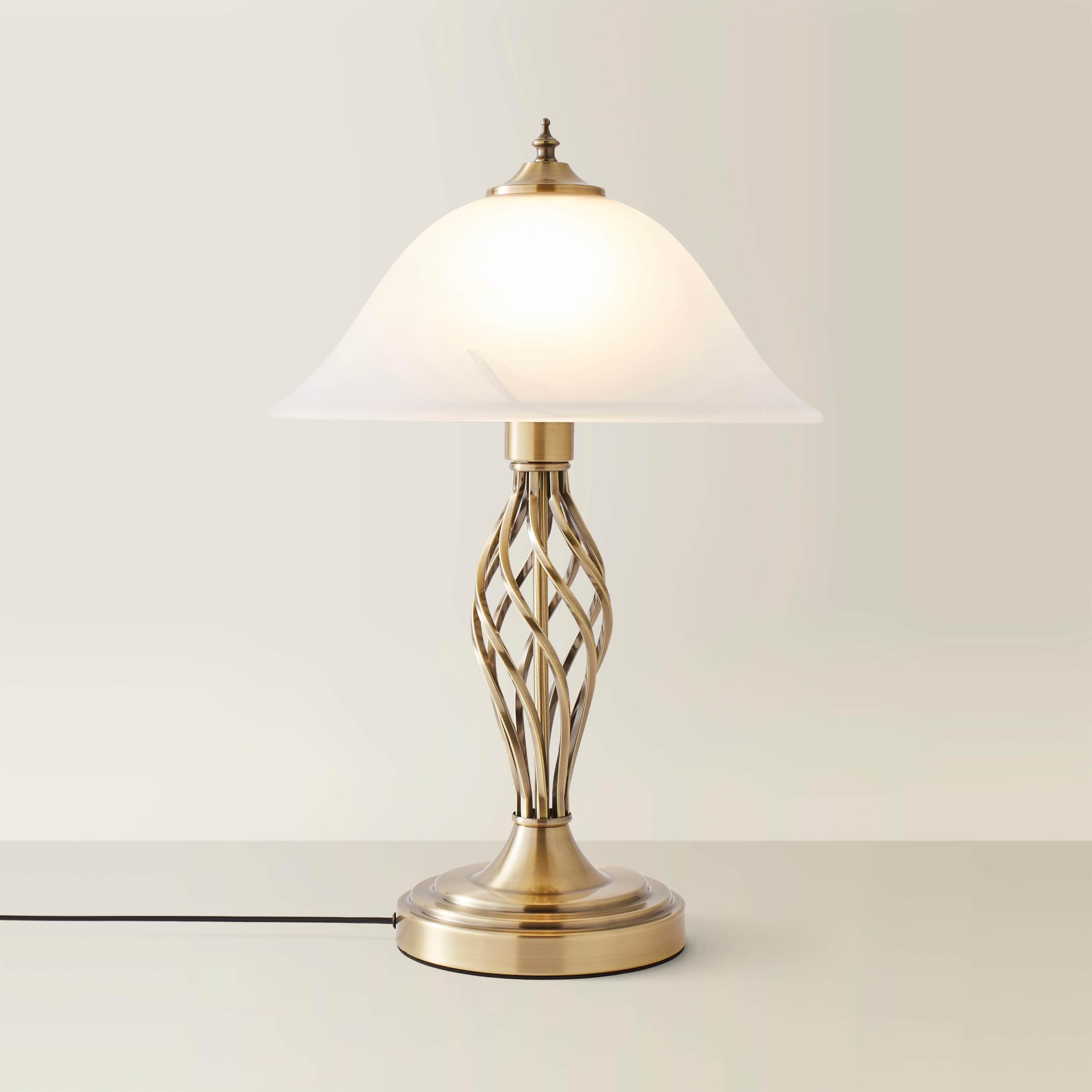 ValueLights Memphis Gold Table Lamp