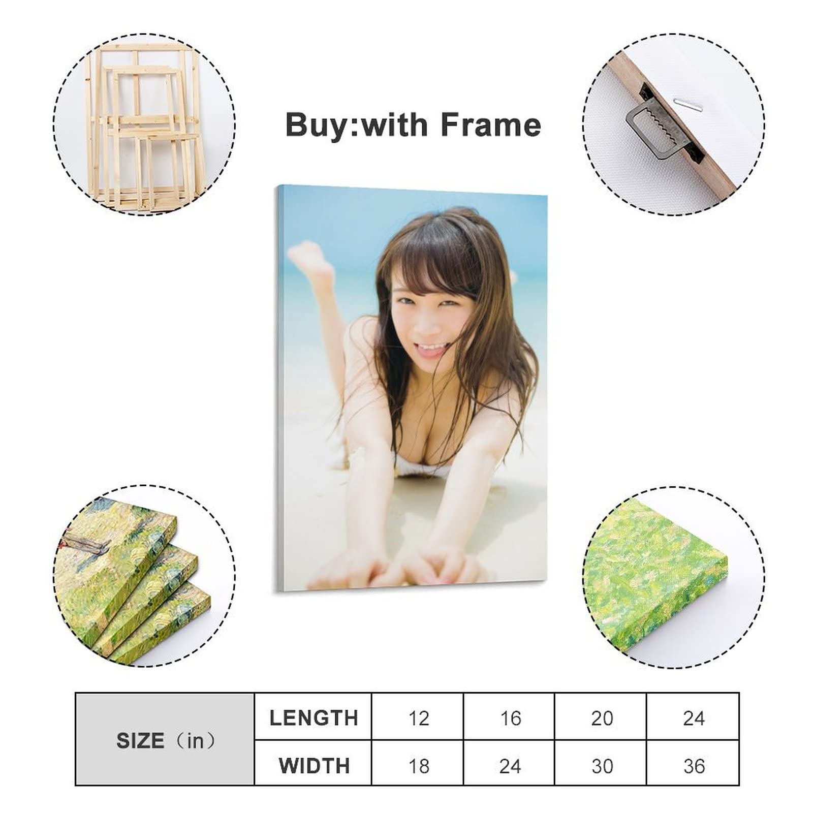 Amazon.co.jp: 乃木坂46 秋元真夏アイドルグラビアアートパネル