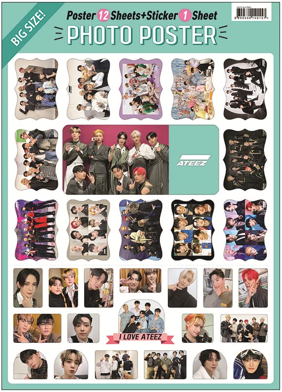 Amazon.co.jp: エイティーズ グッズ ポスター 12枚 + シールセット 1枚