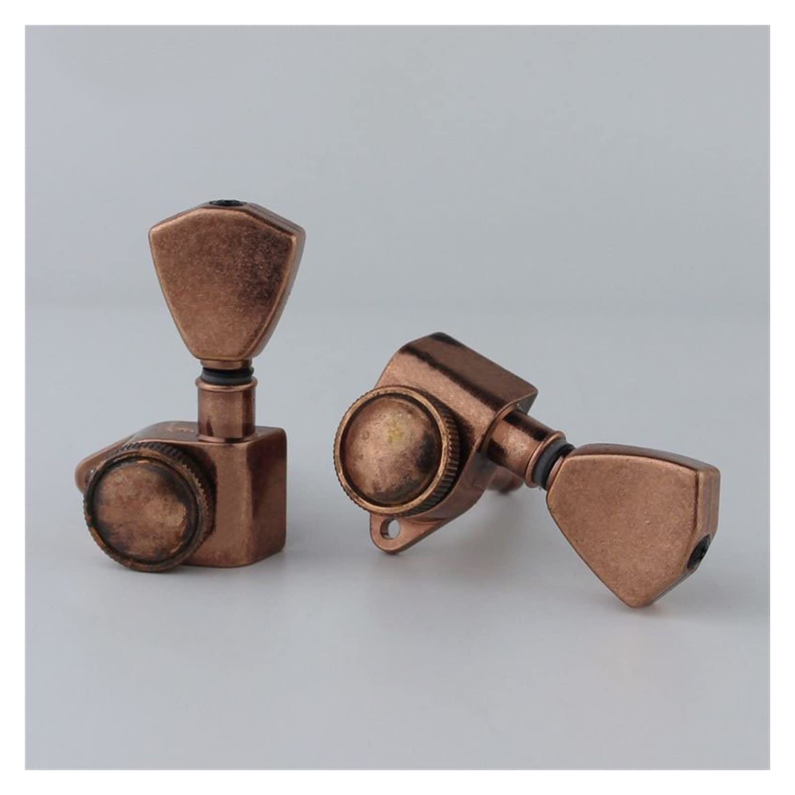 Stimmwirbel Gitarrensaiten 3R3L. Tuner-Gitarre- Modelle Heckschloss String E-Gitarren- Maschinenköpfe Trapezium- Button Antike Bronze
