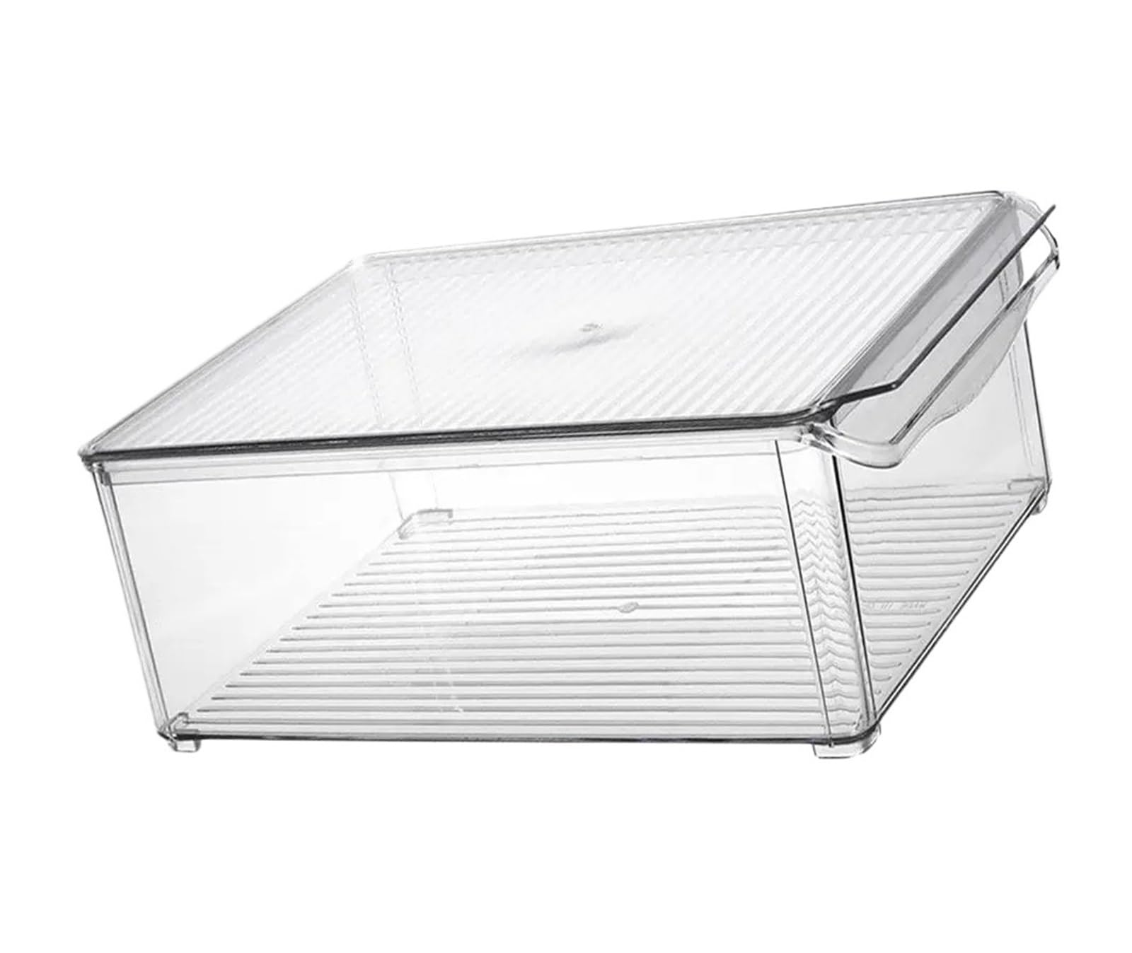 1Pcs Pet Refrigerator Crisper Box Fresh Food Storage Container Transparent