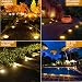 Luces Solares Exterior Jardin 8LED 4pcs 100LM, Impermeable IP65 Solar Luz Blanca...