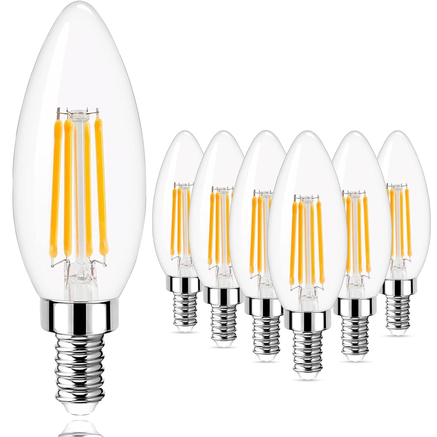 Amazon | LED電球 E14 口金 全方向 40W形相当 シャンデリア電球 口金