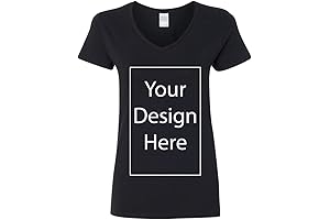 Unlimited Customization - Womens V-Neck Personalized T-Shirt