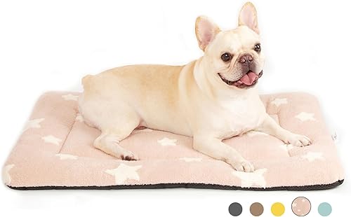 Miniatura 20 de Mora Pets - Tapete para jaula de perro, tapete para cama de perro para perros medianos, lavable, linda cama para mascotas con estrellas, cama para