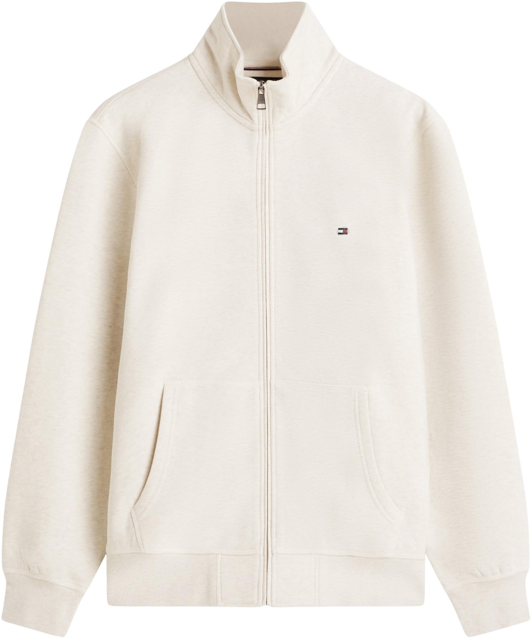 Tommy Hilfiger Essential Fleece Stand Collar Mw0mw41759 Sweat-Shirt zippé Homme (Lot de 1)