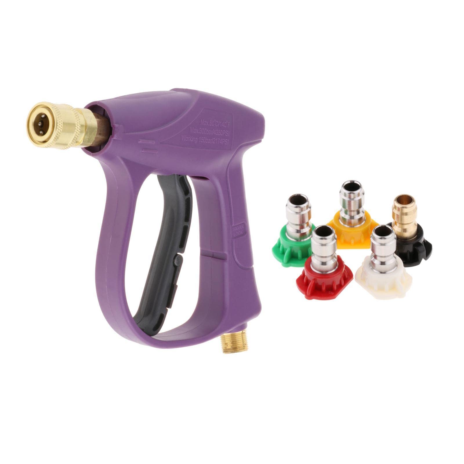 ATORSE™ Professional 1/4 Inch Quick Connect Pressure Washer Gun For Car Washer M22 Inner Hole 14Mm-image-13