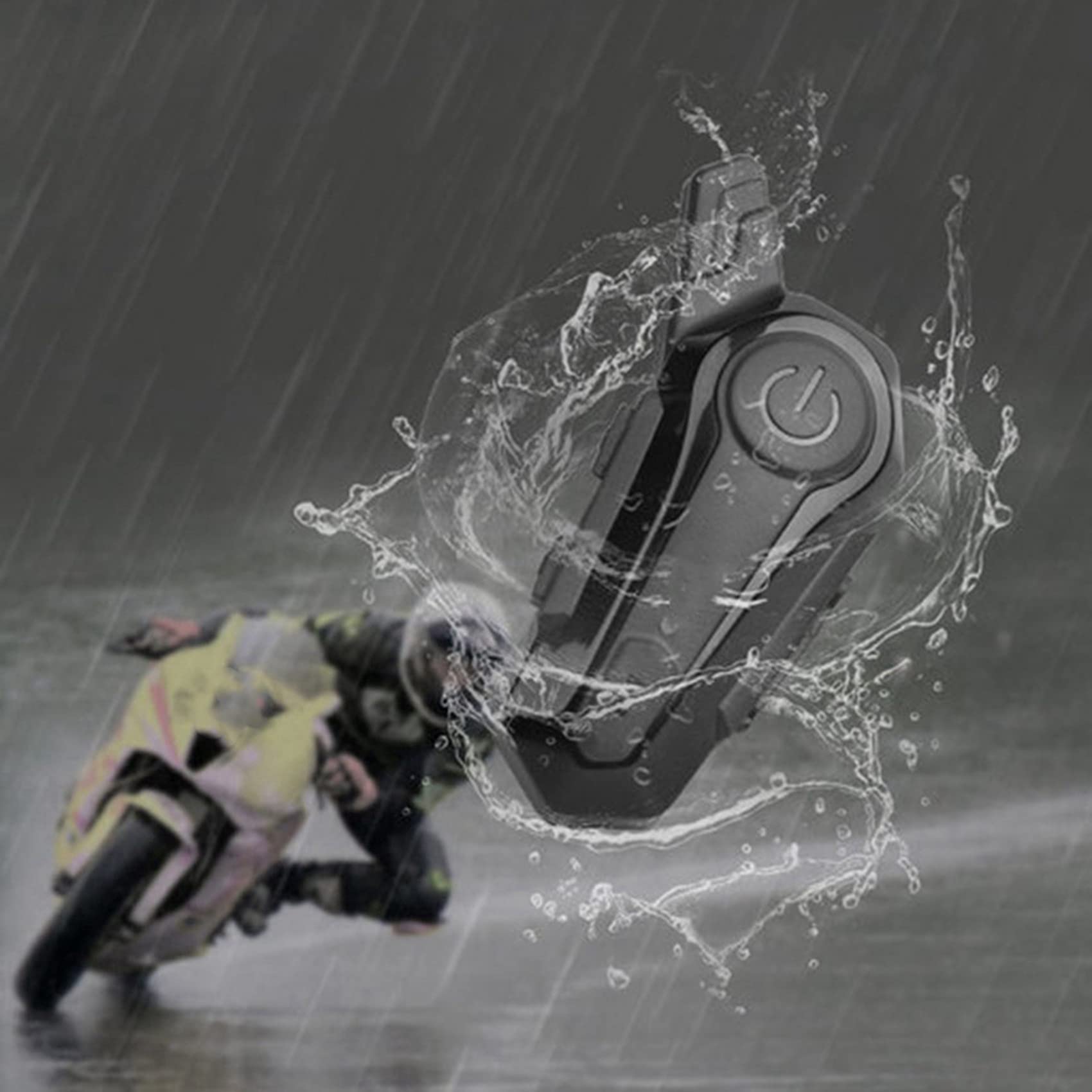 3X Moto Auricolare Bluetooth Interfono Interconnessione Equitazione Cuffia Comunicazione con Funzione di Riduzione del Rumore