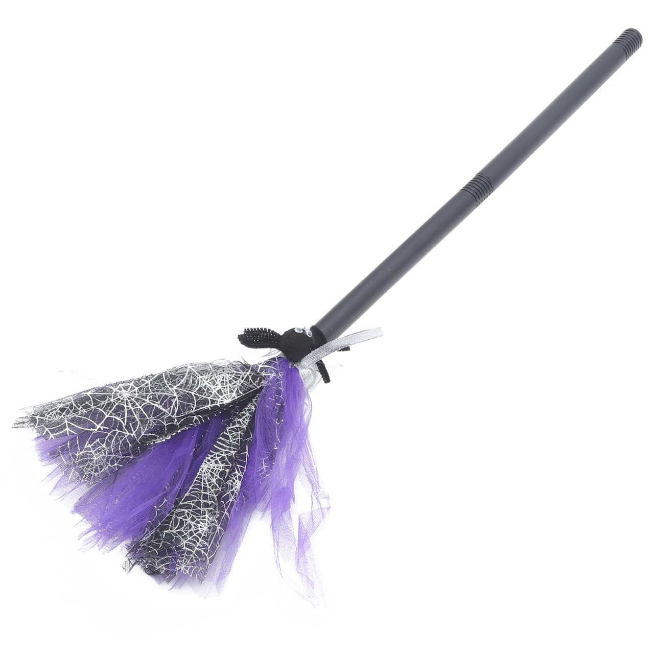 BESPORTBLE Witches Broom Broomstick Witch Halloween Moving Stick Dancing Animated Adult Costume Accessories Wizard Purple Party Decoration Lightweight and Safe Cosplay Accessory
