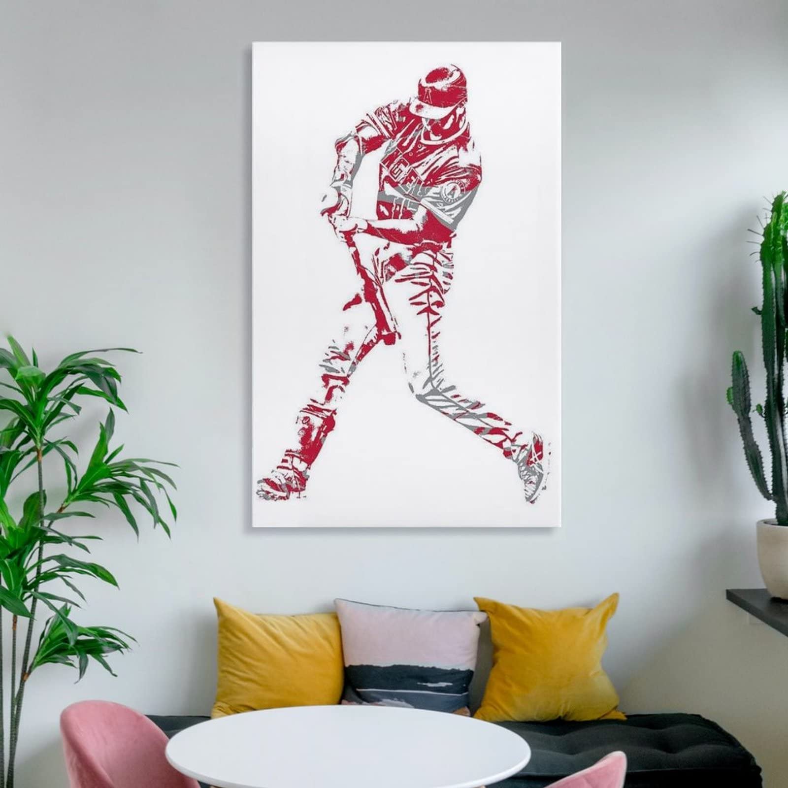 夢、大谷翔平、抽象画、書道アート、額縁、カラフル、室内装飾、オリジナル 夢、大谷翔平、抽象画、書道アート、額縁、カラフル、室内装飾