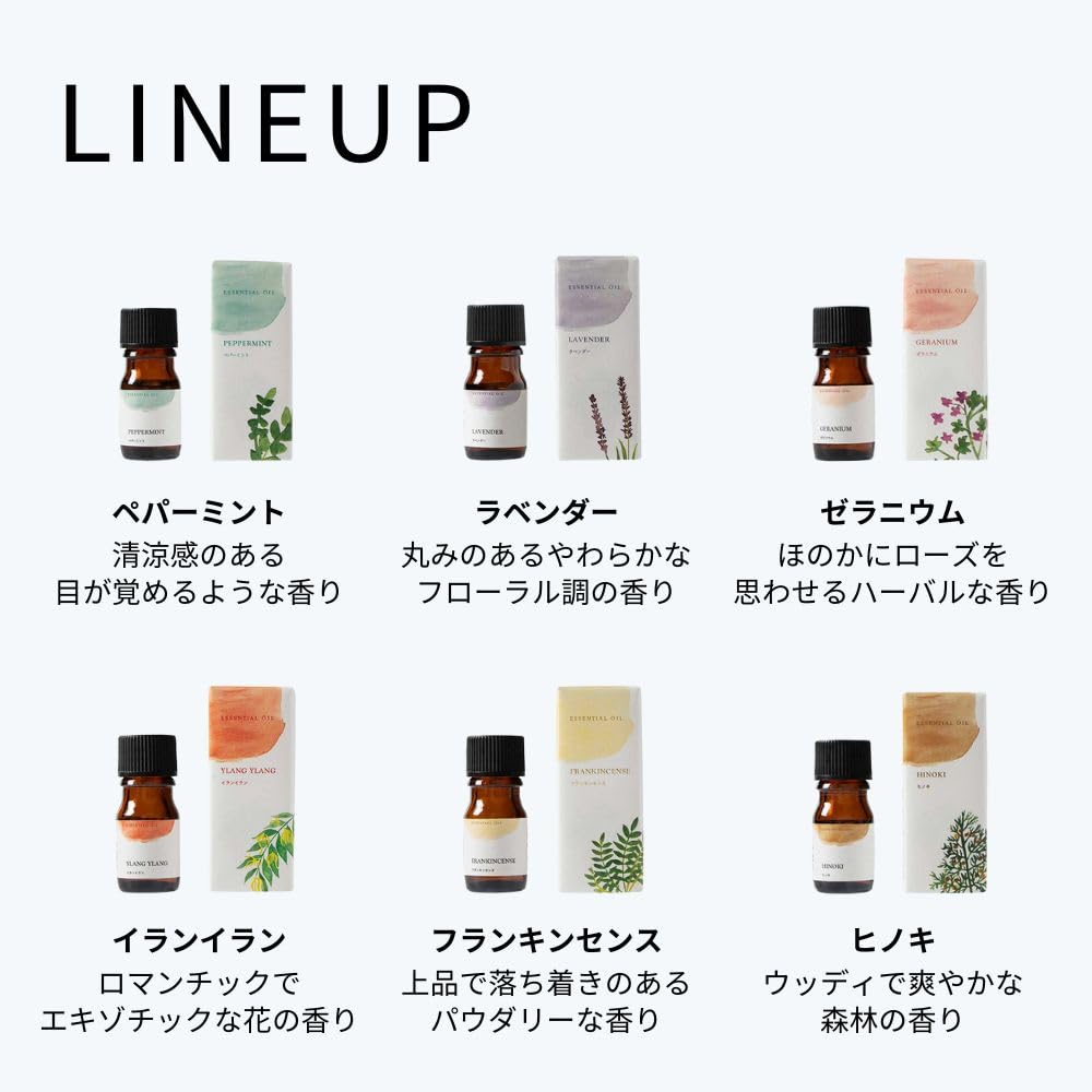 Amazon.co.jp: 生活の木 エッセンシャルオイル 5ml 12本セット アロマ