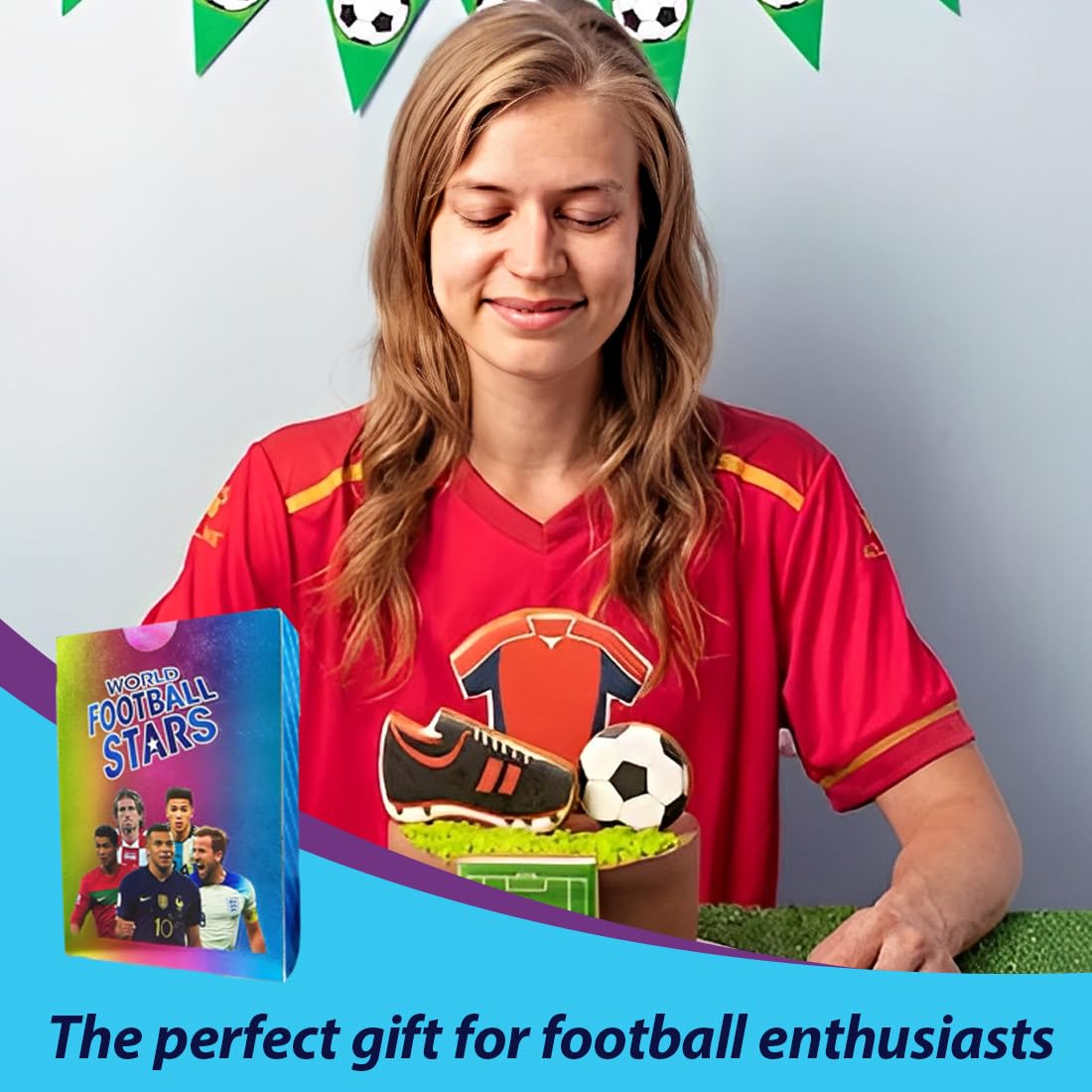 55 PCS Football Star Card, Liga de Campeones de la Tarjetas de Fútbol, Cartas de Fútbol,para Fanáticos, Niños y Adultos