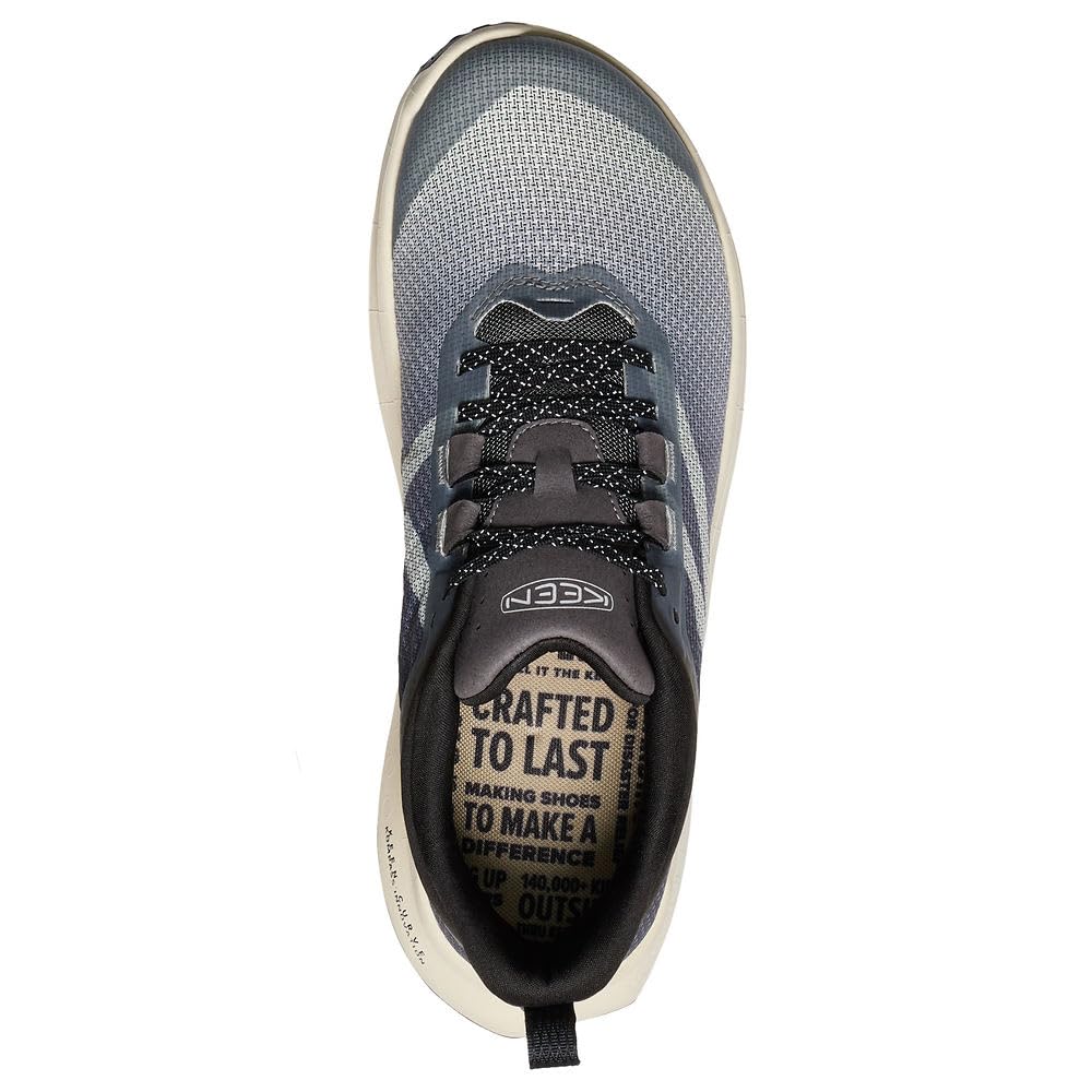 KEEN Men's 450 Dirt Hiking Shoe, Star White/Magnet, 12