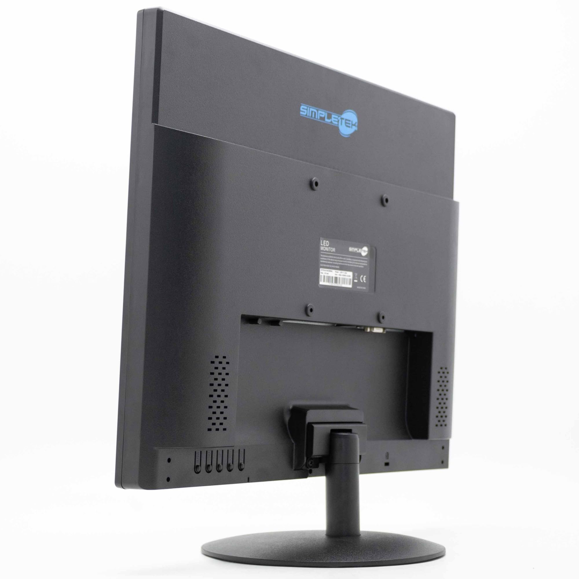 SIMPLETEK - Monitor 19" Touch | Risoluzione HD Formato 4:3 - Schermo Touchscreen HDMI VGA Speaker integrati, ideale per Casse DVR Compatibile Con Windows/macOS/Linux