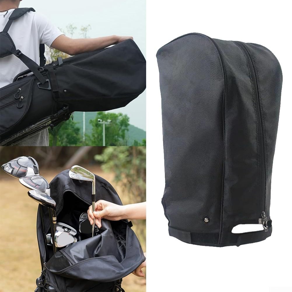 Oxford Cloth Golf Bag Rain Cover, Tour Bags Golf Bags Rain Hood, Equipped With Adjustable Fastening Buckles