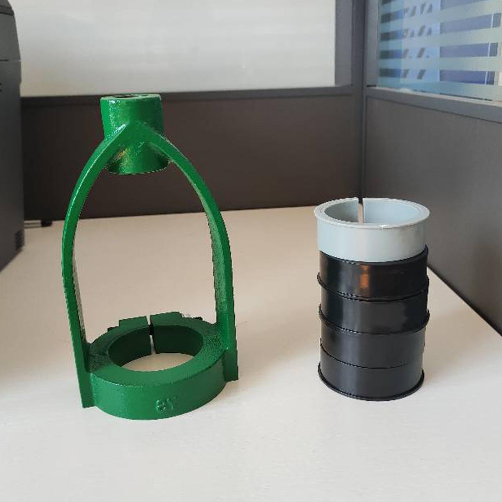 Generic Adaptador de Broca de Agujero Cuadrado Herramientas de Espiga de Mortaja para Carpintería Profesional de Acero con Manga Reductora de 65-40 Mm 65-53 M, Verde