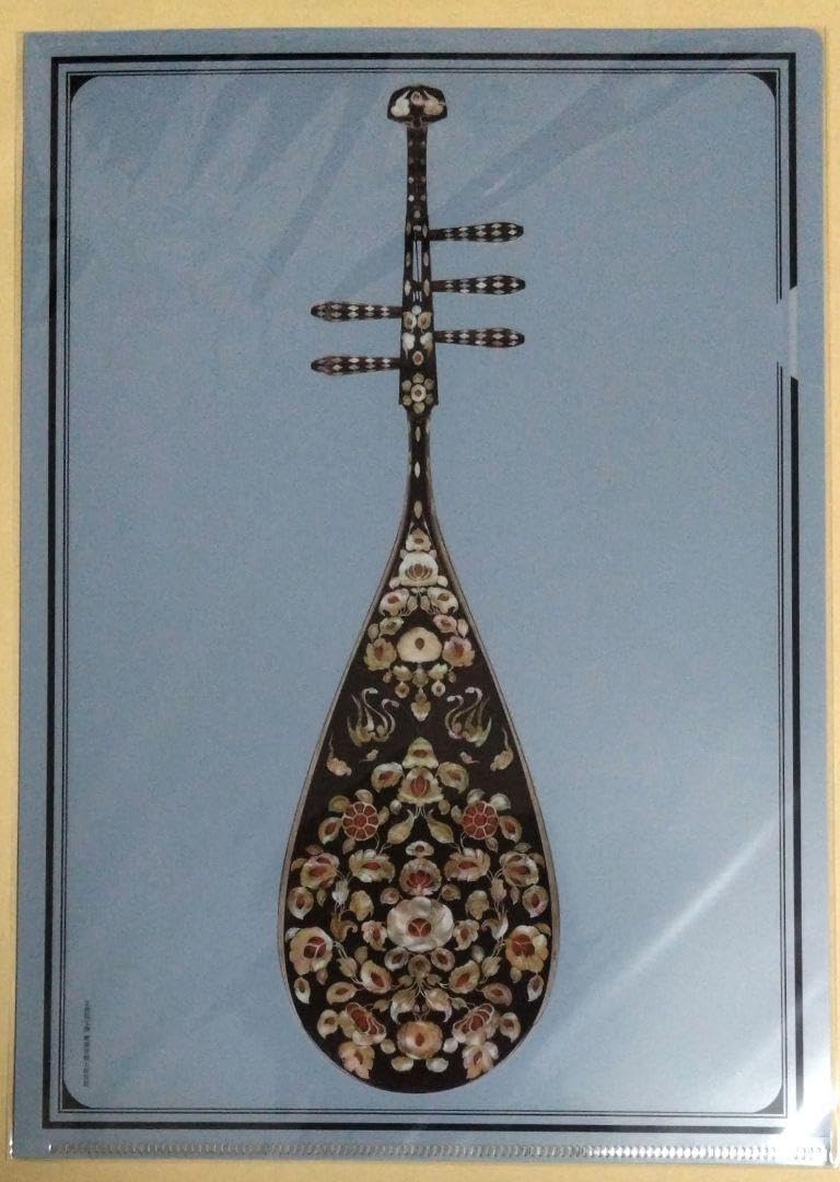行董】螺鈿紫檀五弦琵琶 レプリカ 正倉院の国宝 全長109cm程 専用