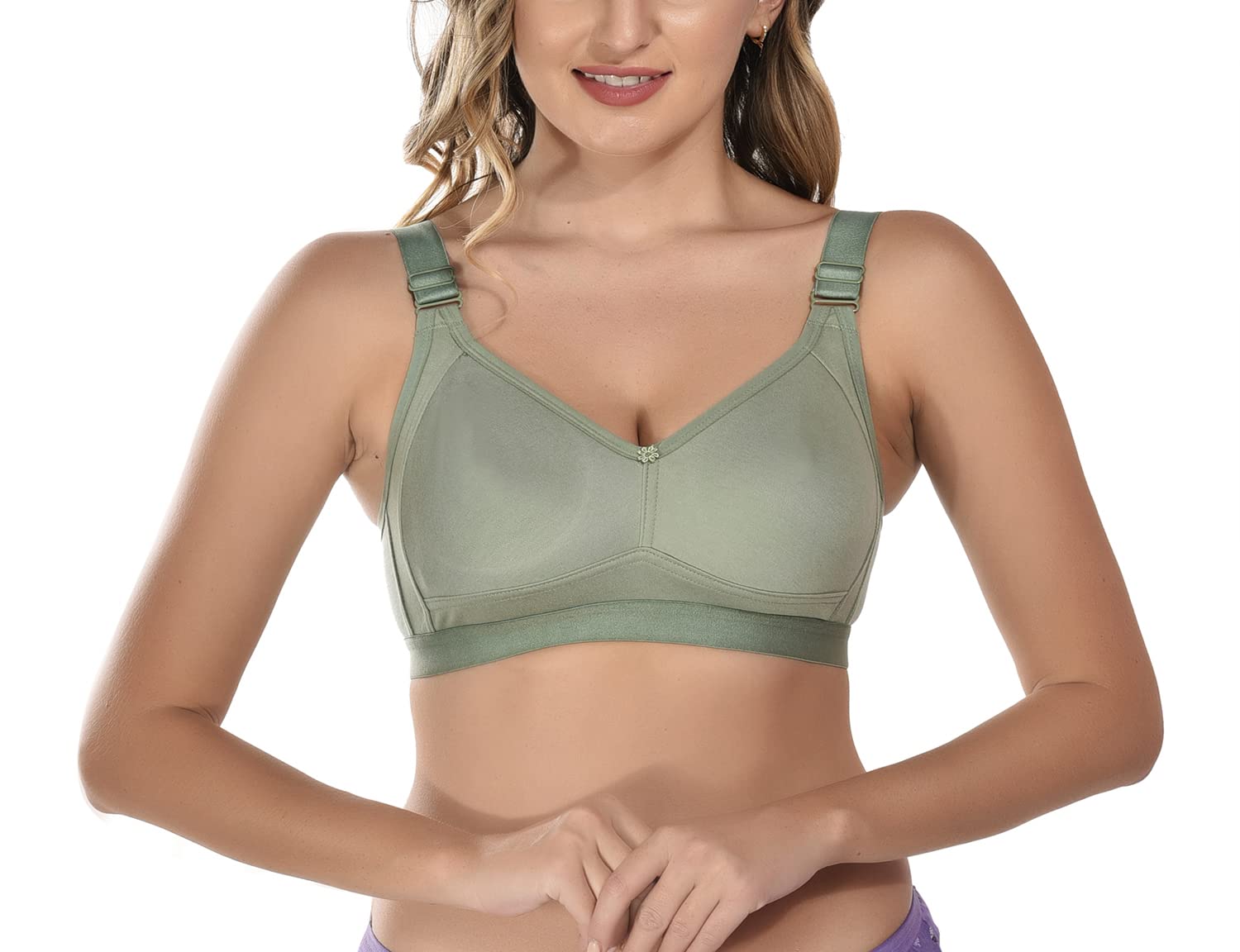 Viral GirlWomen's Cotton -Hosiery Non-Padded Full Coverage T-Shirt Bra (Pack of 1)(Dayna)