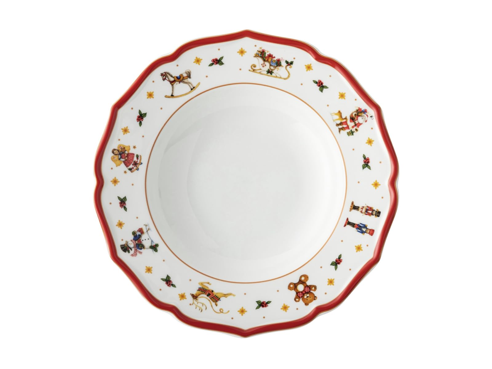 Hutschenreuther Deep Dinner Plates, 23 cm, Happy Wintertime