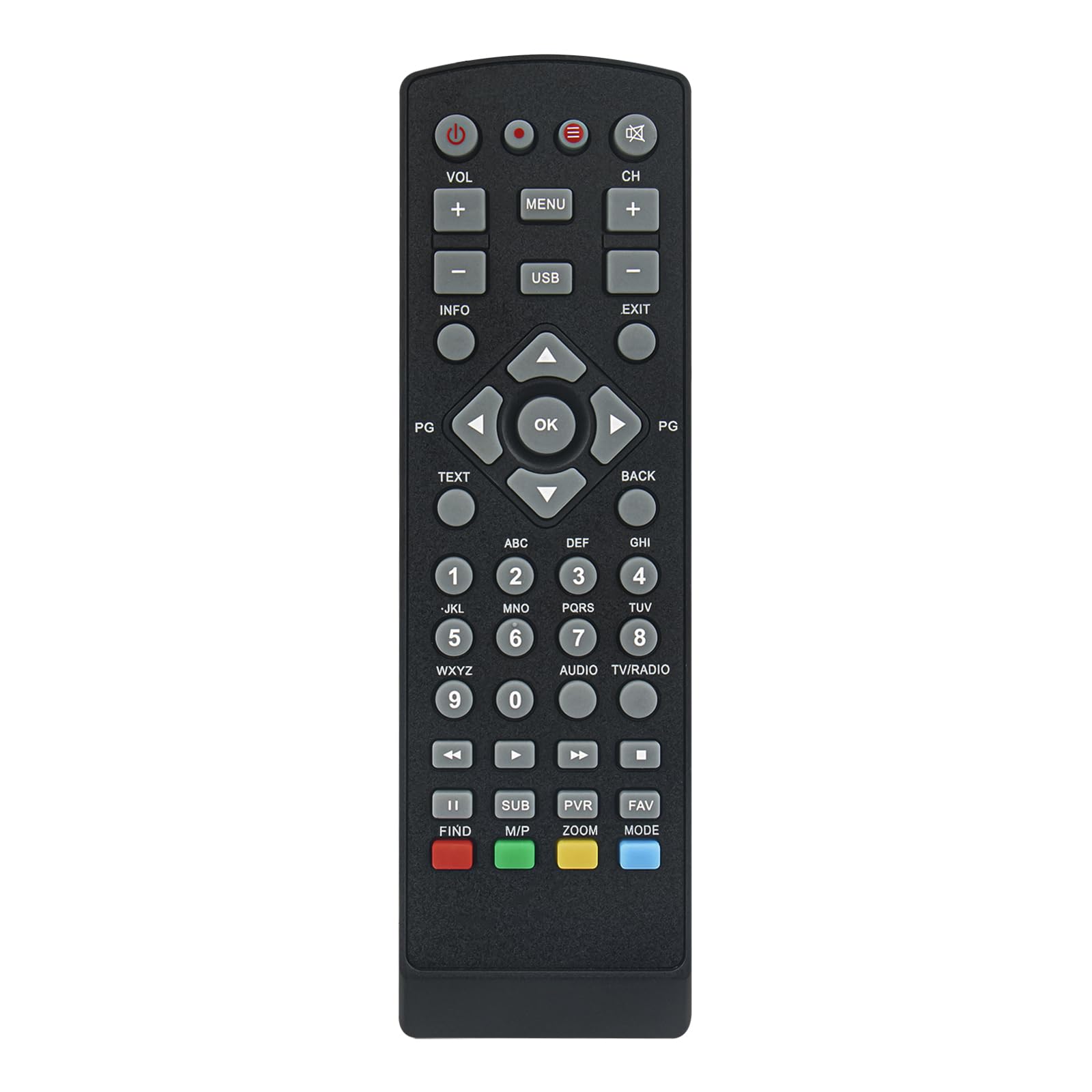 VINABTYNew Replacement Remote Control fit for ﻿﻿SKYMASTER Receiver DXH 240 XHD 210 XHD270 DXH290 DXH300 Remote Controller