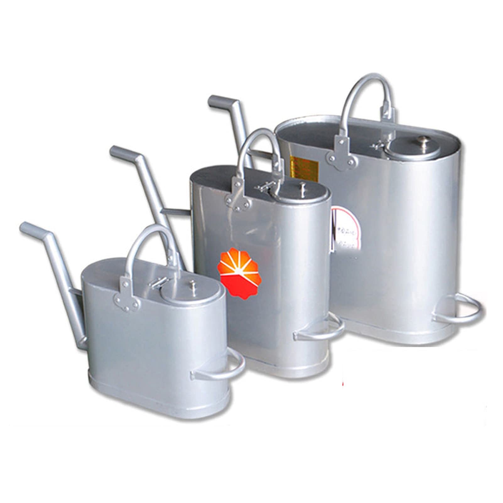 Réservoirs de carburant Bidon en aluminium 10L, 15L avec bec verseur pour bidon d'essence et de diesel - Épaisseur du corps en métal de 0,8 mm, magasin de conteneurs de bidons d'essence pour mazout