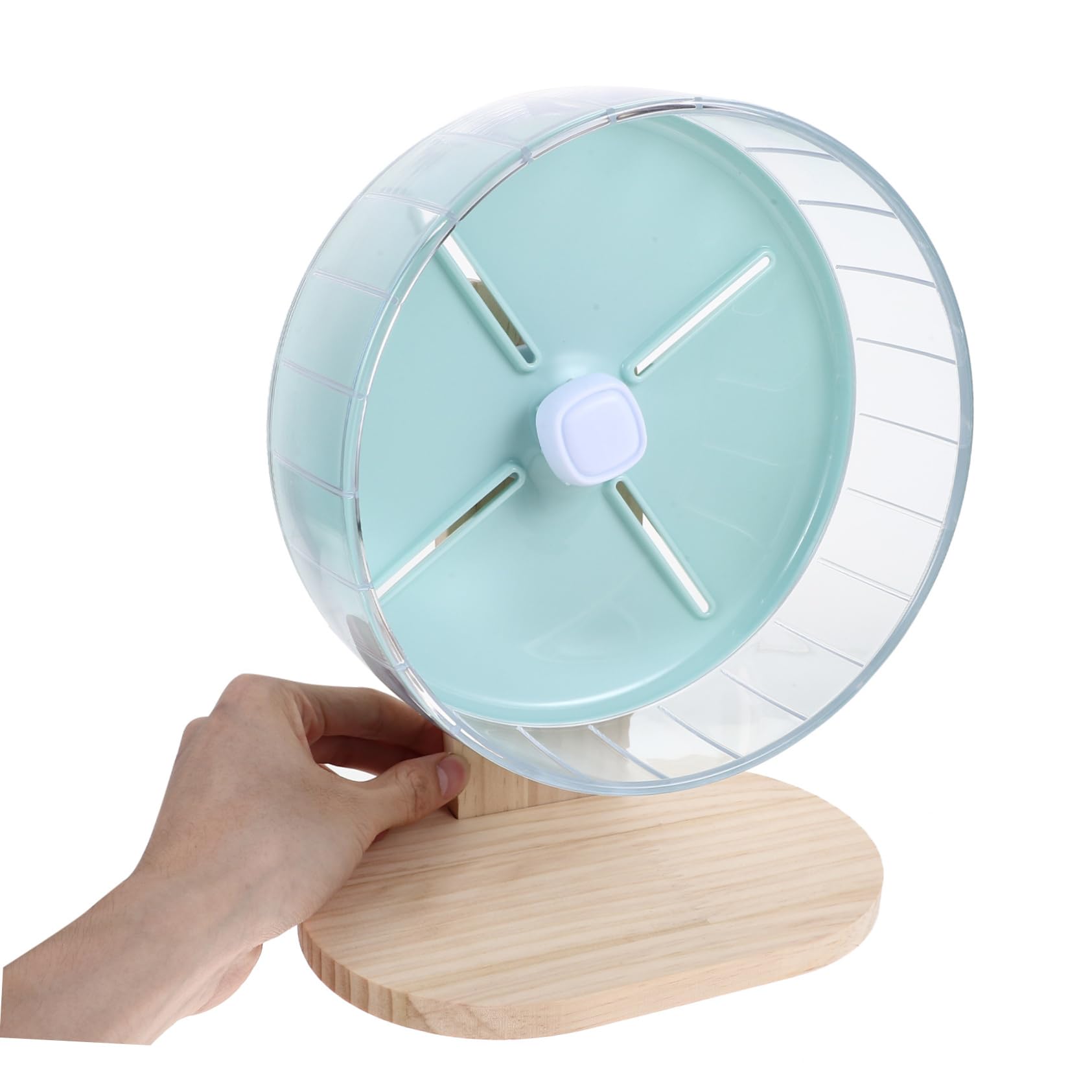 1ensemble Roue Exercice Silencieuse pour Hamster Accessoire pour Petits Animaux avec Support pour Gerbilles Et Hérissons Améliore Animaux De Compagnie