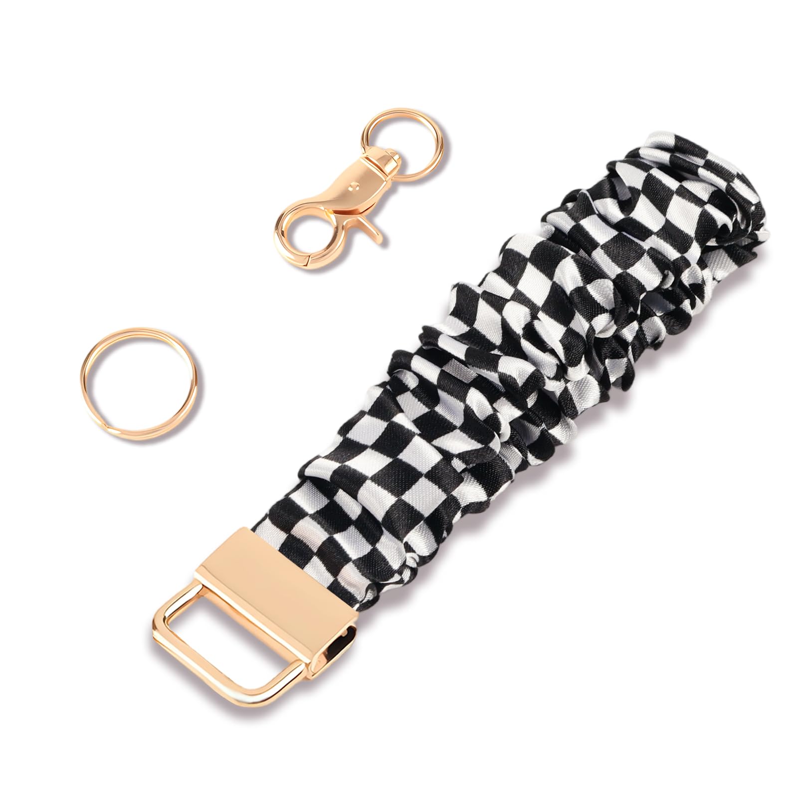 Fycyko Schlüsselanhänger Armband Schachbrettmuster Auto Schl