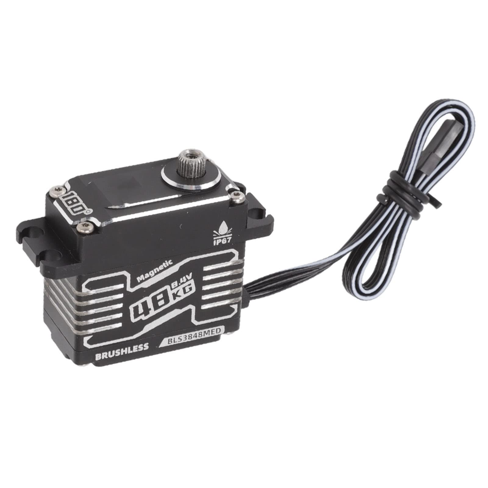 Changor Bezrdzeniowy Serwo Super Torque Wodoodporny Programowalny Serwomechanizm do Robotów RC Mechaniczne ramię Aluminiowe 118g (360 stopni)