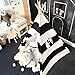 Kids Teepee Tent for Boys, Black and White Stripe Children Play Tent with Canvas Carry Case for Indoor & Garden